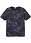 Henley T-skjorte med paisley-print, kort arm, John Baner JEANSWEAR