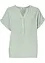 Kortermet bluse i musselin, bonprix