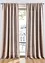 Mikrofibergardin med resirkulert polyester (2 pack), bonprix
