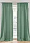 Bomullsgardin med lin (1-pack), bonprix