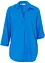 Bluse med 3/4-lang arm og lin, bonprix