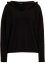 Strikket genser med V-utringning og hette, bpc bonprix collection