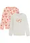 Sweatshirt med økologisk bomull for barn (2-pack), bonprix