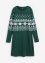 Utsvingt strikket kjole med koftemønster, bpc bonprix collection