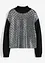 Strikket genser med glitter-print, RAINBOW