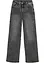 Wide Leg-jeans, High Waist med naglepynt, bonprix