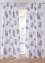 Gardin i mikrofiber av resirkulert polyester med blomsterprint (1-pack), bpc living bonprix collection