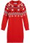 Strikket kjole med koftemønster for barn, bpc bonprix collection