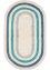 Oval badematte med stripe-design, bpc living bonprix collection
