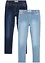 Jeggings Mid Waist (2-pack), bonprix