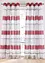 Gardin med stripe-print og resirkulert polyester (1-pack), bonprix