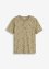 Henley T-skjorte av økologisk bomull, kort arm, John Baner JEANSWEAR