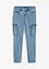 Straight cargojeans med vasket look, bonprix