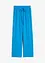 Crinkle-bukse med vide ben og High Waist-komfortlinning, bonprix