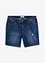 Lang jeansshorts med stretch, Regular Fit, John Baner JEANSWEAR