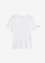 Ribbet Henley-shirt av økologisk bomull, kort arm, John Baner JEANSWEAR