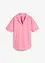Ledig, oversized bluse i lett linmiks, bonprix