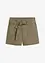 Twill-shorts med knytebelte, bpc bonprix collection