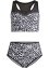 Bustier-bikini (2-delt sett) med lomme for protese, av resirkulert polyamid, RAINBOW