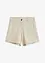 Shorts med rett passform med lin, bpc bonprix collection