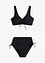 Bustier-bikini (2-delt sett) med lommer for protese, bonprix