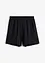 High Waist-shorts av struktur-jersey med komfortlinning, bonprix