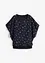 Kortermet georgette-bluse, bonprix