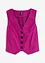Dressvest med lin, bonprix