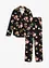 Pyjamas med knappestolpe og stikklommer, bonprix