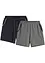 Pyjamasbukse kort (2-pack), bonprix