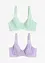 Minimizer-BH med polstrede stropper (2-pack), bonprix