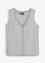 Finstrikket vest med knapper, bonprix