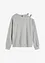 Oversized sweatshirt med cut-out, bonprix