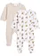 Nattdrakt til baby i ren økologisk bomull (2-pack), bonprix