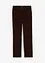 Kordfløyelsbukse med stretch, Straight, bonprix