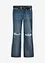 Bootcut-jeans med belte (todelt sett), bonprix