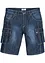Bermudashorts i denim med cargolommer, Regular Fit, bonprix
