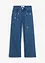 Jeans for barn med broderi, Wide Leg, bonprix