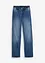 Wide Leg-jeans High Waist, komfortlinning, bonprix