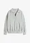 Sweatshirt med V-hals, bonprix