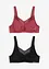 Feel Comfort-bralette i mykt materiale (2-pack), bonprix