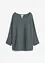 Oversized, ribbestrikket genser i viskosemiks, bonprix