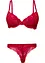 Vattert BH og stringtruse i blondemateriale (2-delt sett), bonprix