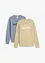 Sweatshirt i økologisk bomull (2-pack), bonprix
