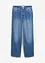 Baggy jeans, Mid Waist i lett og mykt materiale, bonprix