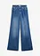 Wide Leg-jeans, High Waist, komfortlinning, bonprix