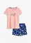 Pyjamas med shorts, bonprix