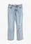 Straight-jeans, Mid Waist komfortlinning, cropped, bonprix