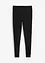 Bomull-leggings med bred komfortlinning og rynking, bonprix