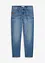 Relaxed Fit-jeans i formstabil, slitesterk denim med stretch, tapered, bonprix